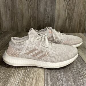 Adidas Women's US Size 7.5 Pureboost Go Cream Pink Running Sneaker Shoes G54519